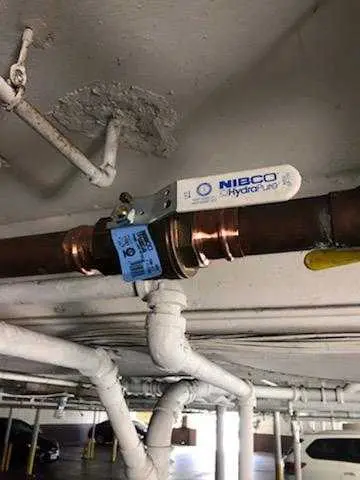 Copper pipe repair and valve work for Backflow Testing in The Champions Club
